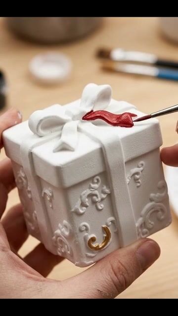 Video de Molde de Silicone Caixa de Presente Natalino Para Sabonete Vela Resina Gesso Artesanato Decoração Lembrancinha