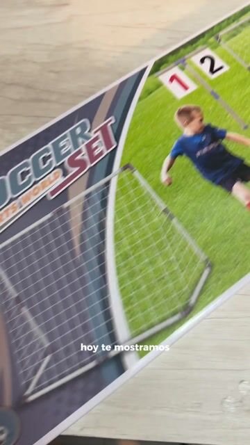 Video de Set de arcos y pelota de fútbol para niños