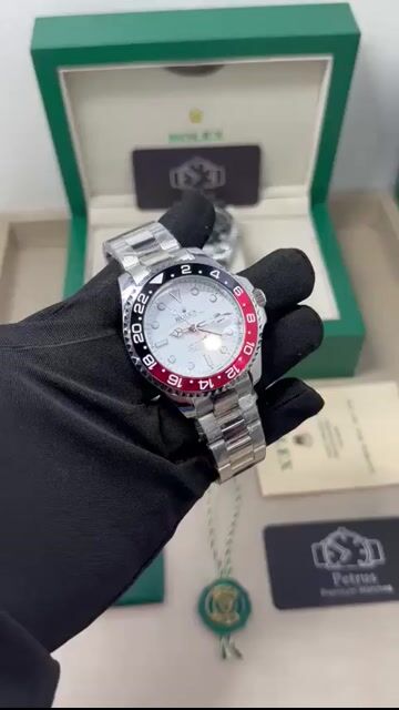 Video de GMT Master II 43mm - AÇO/MOSTRADOR BRANCO