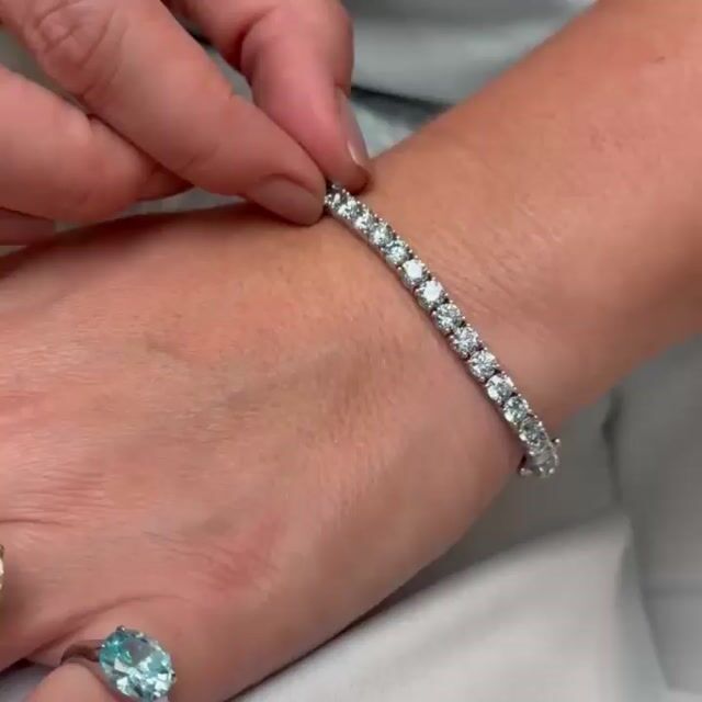 Video de PULSEIRA RIVIERA 4 PONTOS 4MM PRATA