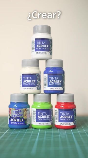 Video de Acrilex Art 4140 Pintura Para Tela Mate 37ml