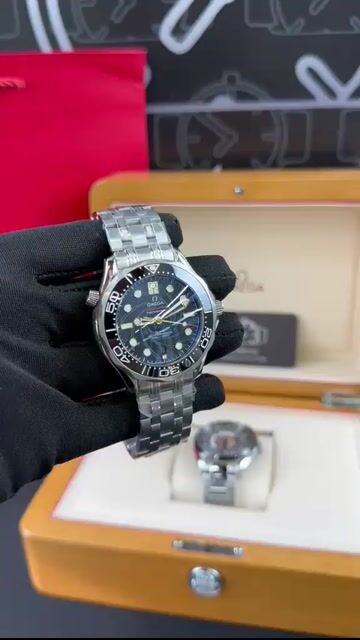 Video de Omega Seamaster 42mm - AÇO/MOSTRADOR PRETO