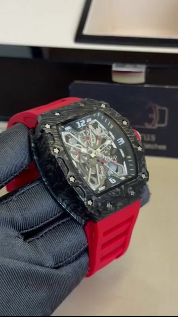 Video de Richard Mille 43mm - RESINA/MOSTRADOR SKELETON - SILICONE