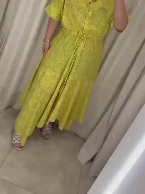Video de Vestido Andrea Marques - Amarelo -Tam 44