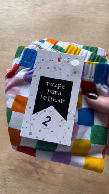Video de Calça Legging Infantil Estampada Colorida