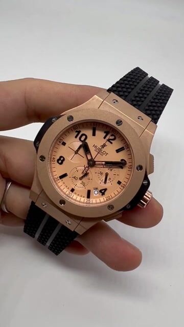 Video de Hublot Steel 44mm - AÇO ROSE/MOSTRADOR LARANJA - SILICONE