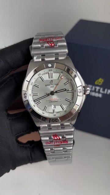 Vídeo de RELÓGIO BREITLING CRONOMAT ENGLAND AUTOMATICO GMT 40 BRANCO