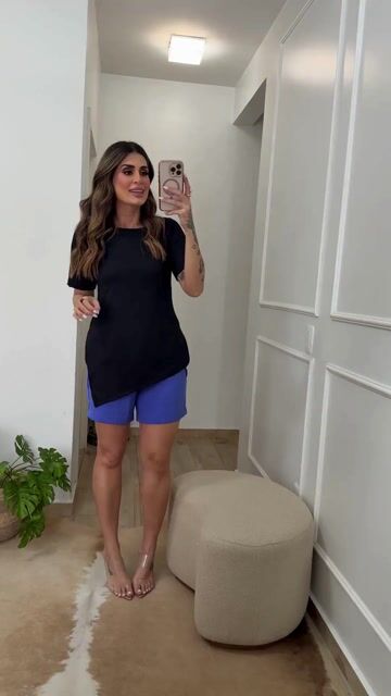 Vídeo de Blusa Feminina Assimétrica Canelada