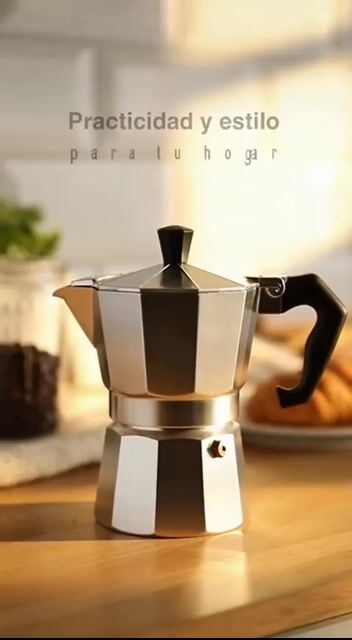 Video de Cafetera Moka Italiana 9 Tazas 350 ml – Café Tipo Espresso
