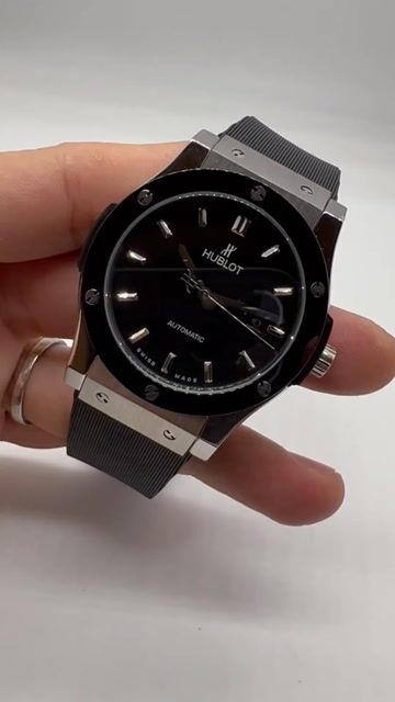 Video de Hublot Classic Fusion 45mm - AÇO/MOSTRADOR PRETO - SILICONE