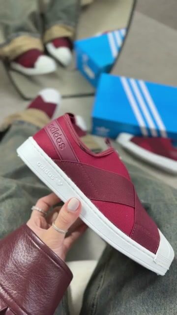Vídeo de Adidas Slip On Bordo