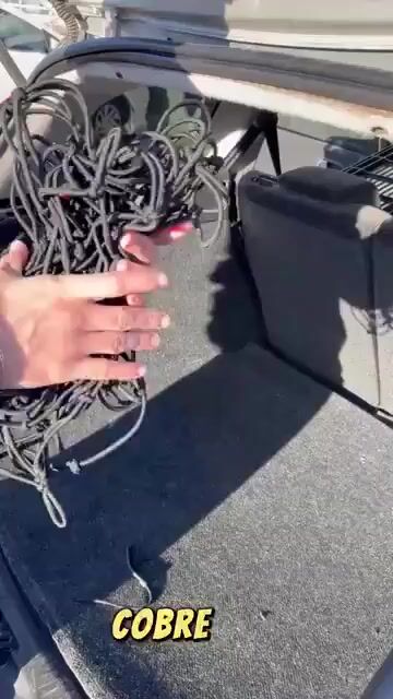 Vídeo de Rede Elástica 100x100cm Bagageiro Carro Porta Mala E Caçamba