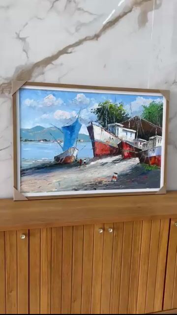 Vídeo de Pintura em Tela 95x65cm | Artista: Genival Cruz