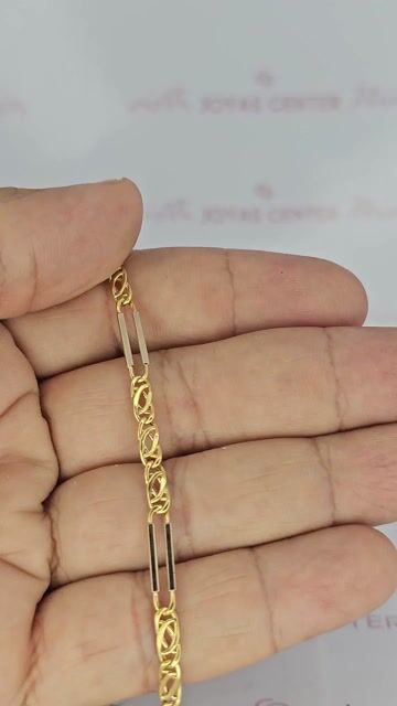 Video de Pulsera Oro 18k Boston Bicolor Mosqueton 20 Cm 3.4 Gr C2187