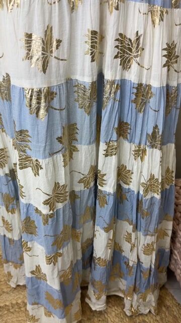 Video de Vestido Longo Regata Boho com Bordados Dourados
