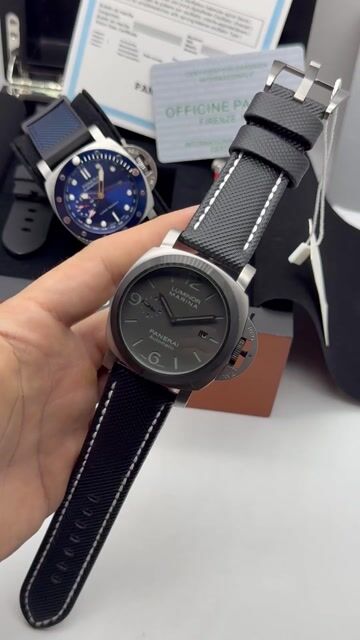 Video de Panerai Luminor Marina 47mm - AÇO /MOSTRADOR CHUMBO - NYLON