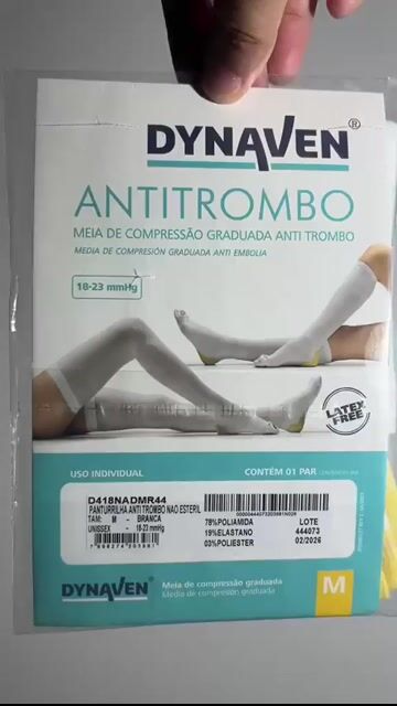Vídeo de Meia Pós Cirúrgica Antitrombo Sigvaris 18-23mmHg