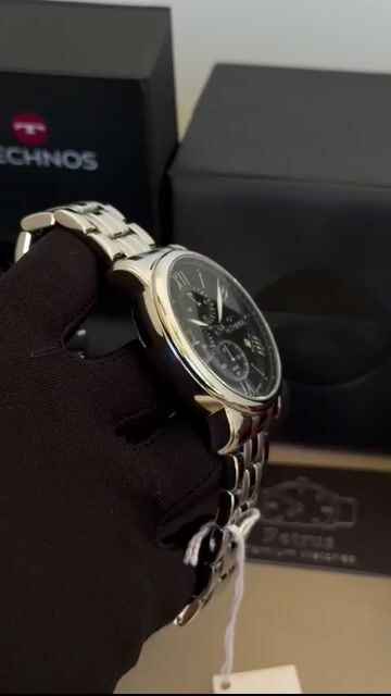 Video de Technos Grandtech Cronógrafo JS15ENW/1P 44mm - AÇO/MOSTRADOR PRETO