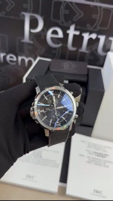 Video de IWC Schaffhausen Aquatimer Chronograph 45mm - AÇO/MOSTRADOR CINZA - SILICONE