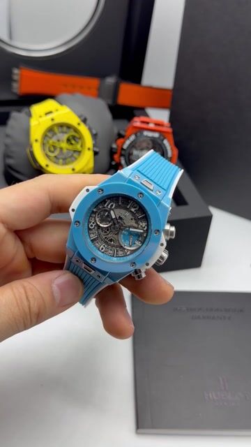 Video de Hublot Big Bang Magic 44mm - AÇO AZULL/MOSTRADOR SKELETON - SILICONE