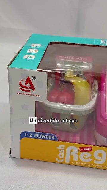 Video de Caja Registradora Rosa Juguete Con Luz Sonido y Accesorios