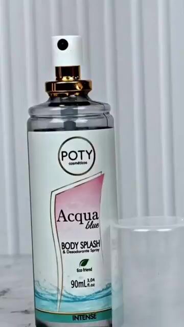 Vídeo de Desodorante Body Splash Acqua Blue 90 ml Poty Cosméticos