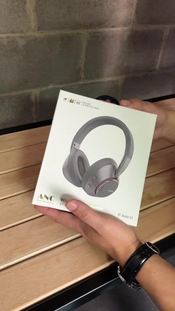 Video de Auriculares vincha Bluetooth 5.4 con cancelación activa de ruido