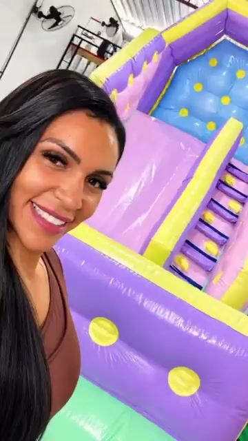 Video de Tobogã Inflável Premium Slide CANDY 5,0m 2 em 1 com motor