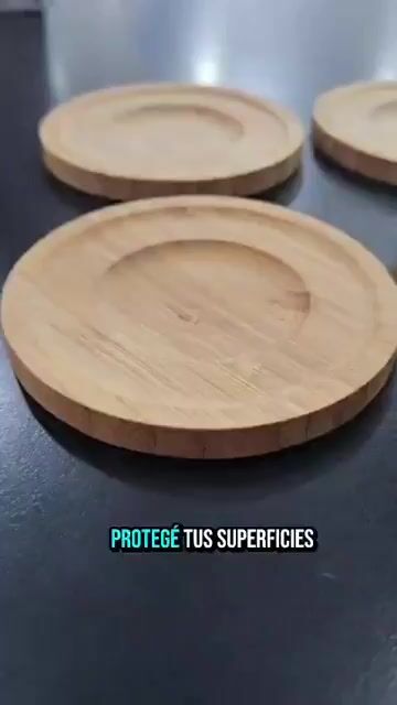 Video de PORTA VASO BAMBÚ REDONDO 10CM | Posavasos Natural de Mesa