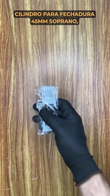 Vídeo de Cilindro 45mm PY ZA/ZA Cromado com 2 Chaves e Pino de Fixação - SOPRANO