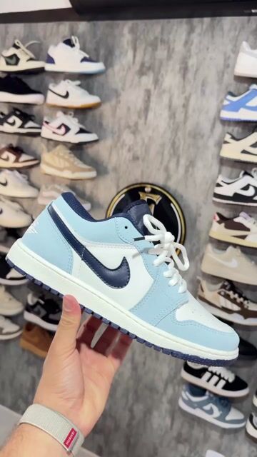 Vídeo de Air Jordan - Azul/Branco/Marinho