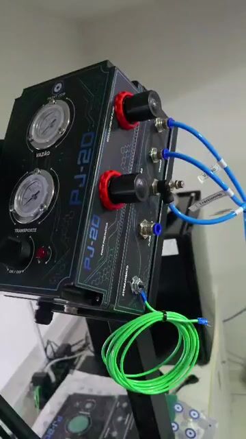 Vídeo de Equipamento para Pintura Eletrostática a Pó PJ-20 + SUPORTE + reservatório de 15 kg