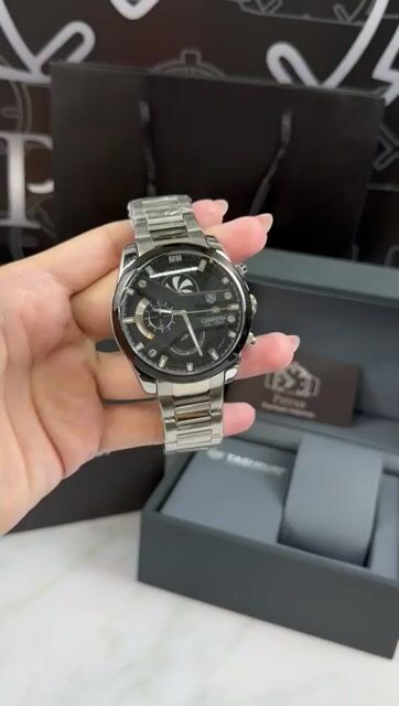 Video de TAG Heur Carrera CR7 48mm - AÇO/MOSTRADOR PRETO