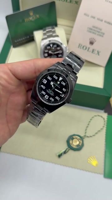 Video de Rolex Air-King Ox-black - 40mm