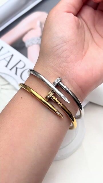 Video de Bracelete Prego Cravejado Aço Inoxidável