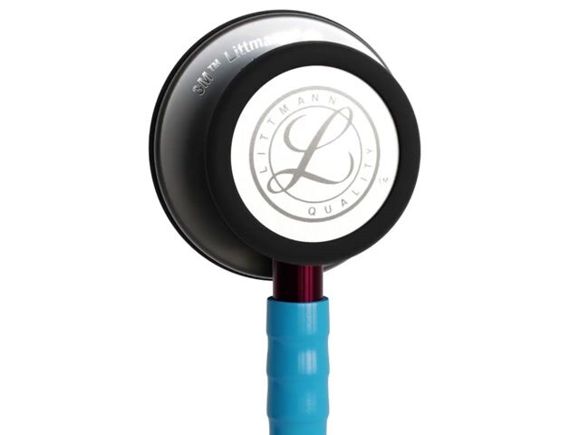 Vídeo de Estetoscópio 3M Littmann® Classic III 5872 Turquesa Smoke e Rosa Pink