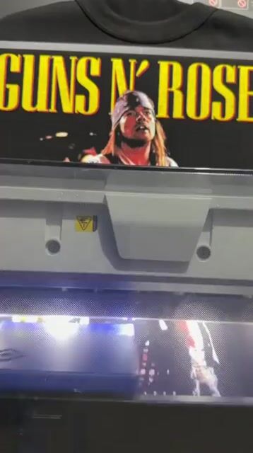 Video de Remera Guns And Roses Axl Rose Camiseta Argentina 2