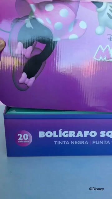 Video de Boligrafo Disney Squishy Anti Stress Minnie Mouse 1.0mm