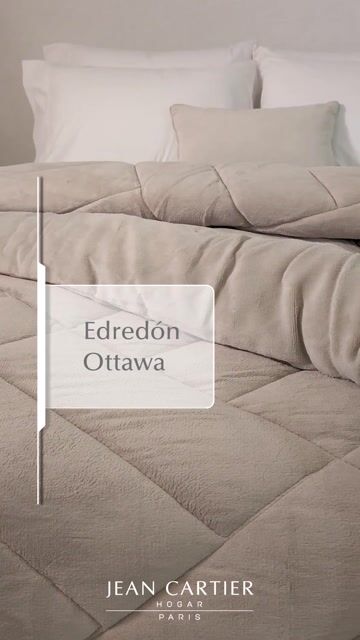 Video de Edredón Acolchado Ottawa King Matelaseado Premium Jean Cartier