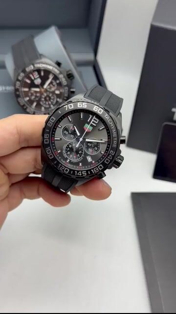 Video de TAG Heuer Aquaracer 43mm - AÇO PRETO/MOSTRADOR PRETO - SILICONE