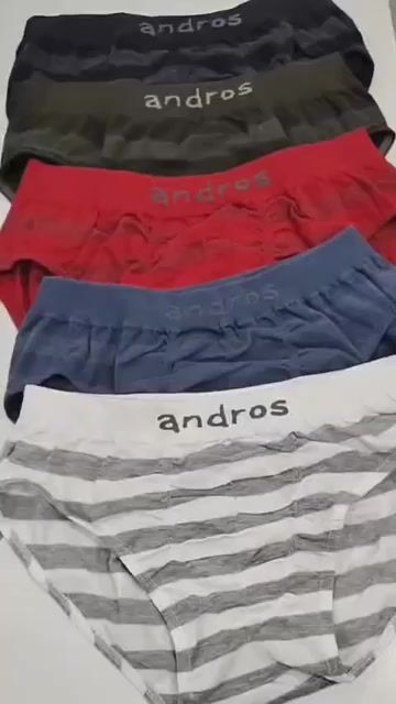 Video de SLIP NENE SIN COSTURA ALGODON RAYADO (5508)