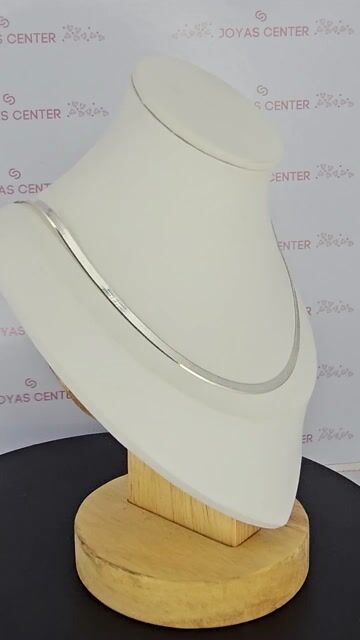 Video de Collar Plata 925 Plana Italiana Flex 50 Cm Mcs - C2273