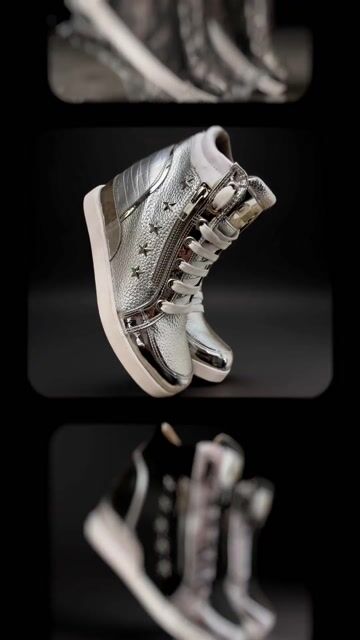 Video de ZAPATILLAS BRESCIA PLATA ESPEJO