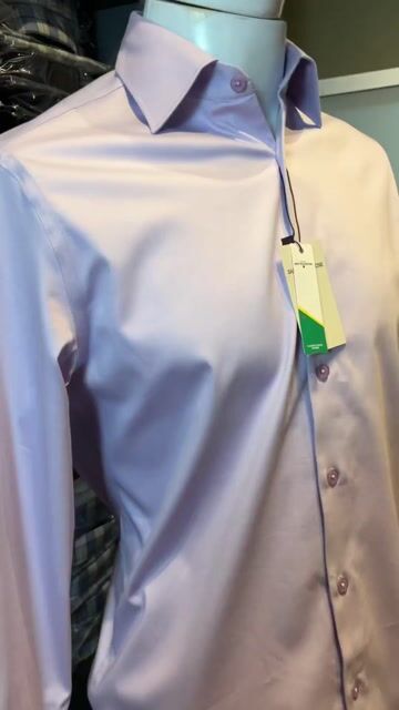 Video de Camisa Sartorial Flex Lilás (Algodão Egípcio + Elastano) | Sartoria Zapone