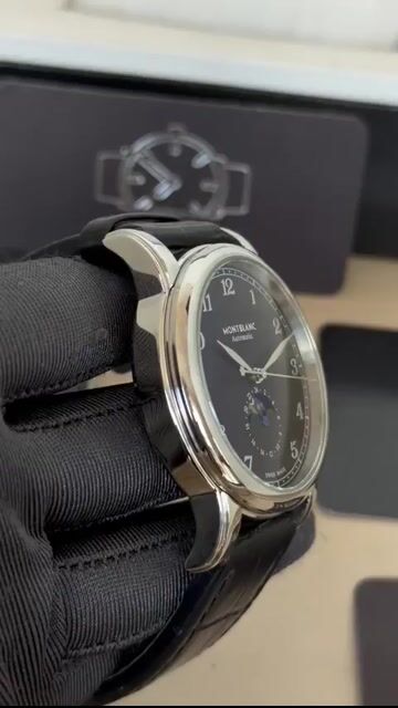 Video de Montblanc Star Legacy 41mm - AÇO/MOSTRADOR PRETO - COURO