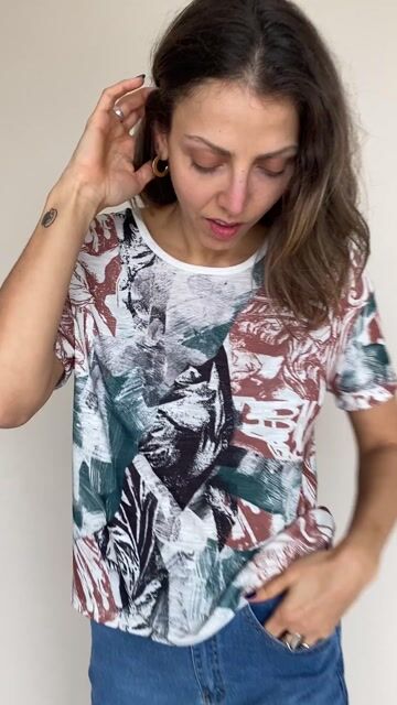Video de Remera Flamé Art Cut