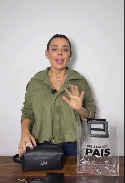 Video de Kit Elegance- Necessaire, Carteira e Chaveiro Personalizado com Iniciais