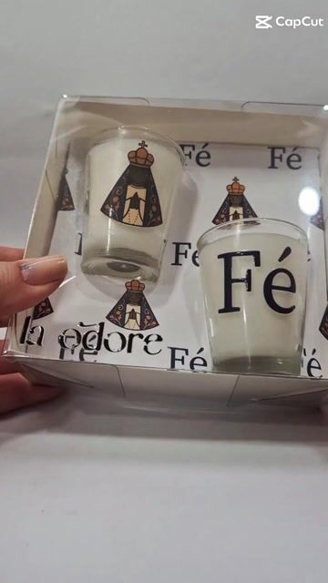 Video de Kit 2 Mini Velas Aromáticas De Lavanda Nossa Senhora