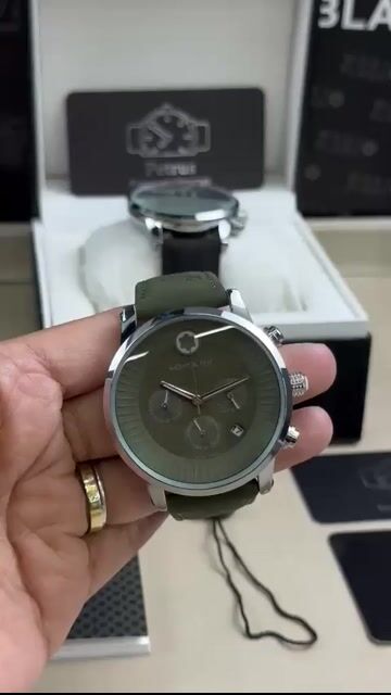 Video de Montblanc 43mm - AÇO/MOSTRADOR VERDE - COURO