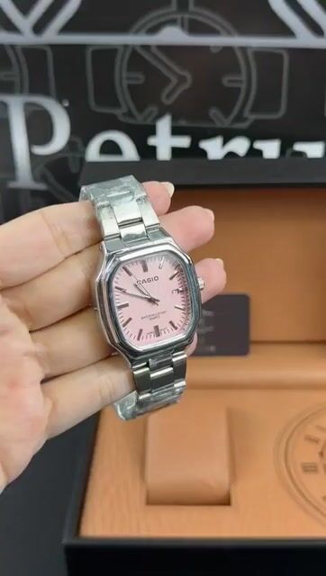 Video de Casio 28mm - AÇO/MOSTRADOR ROSA
